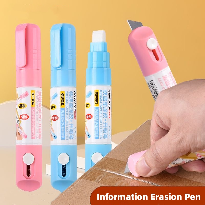 Stationery Supply - Retractable Box Opener Thermal Paper Correction