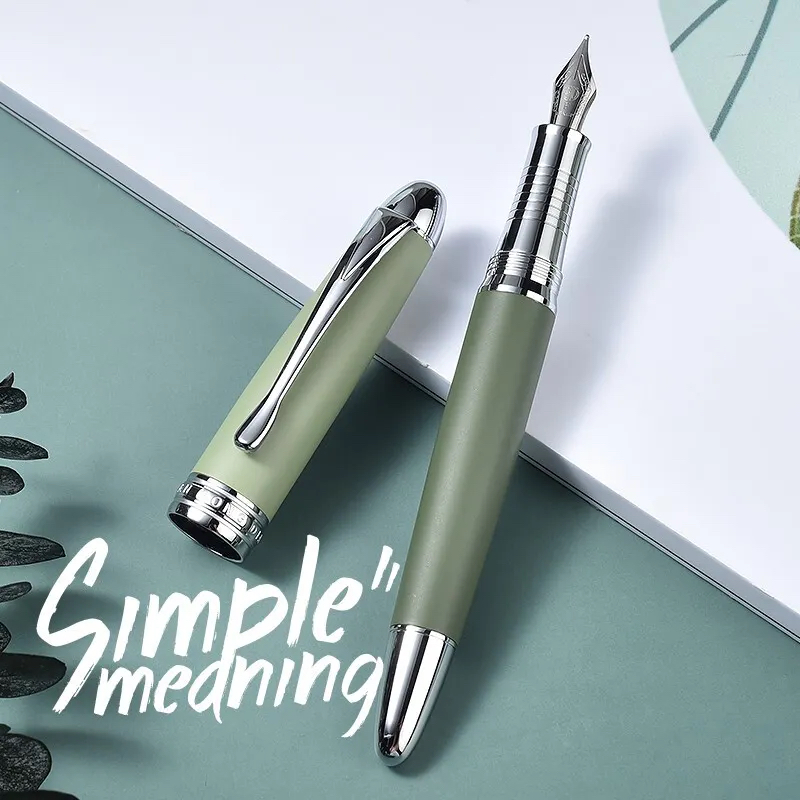 Stationery Supply Business - Hongdian 5019 Fountain Pen Morandi Iridium