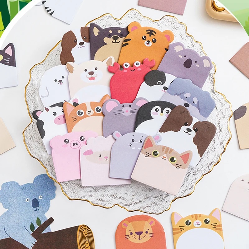 Office Stationery And Supply - 240pcs Lovely Animal Shaped Blank Sticky
