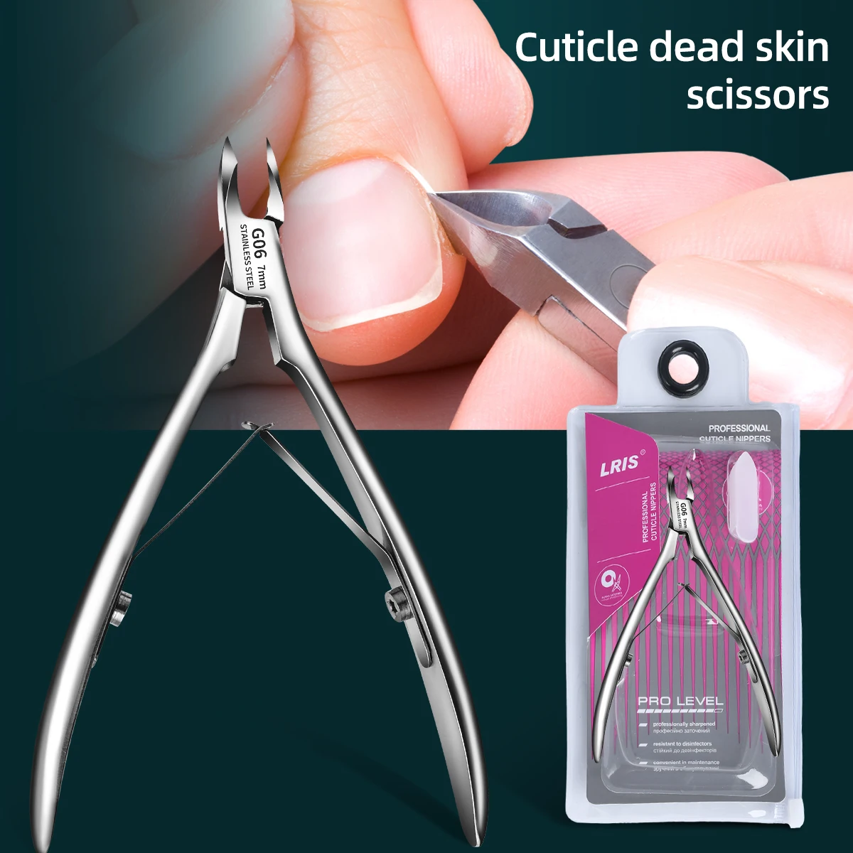 Scissors Stainless Craft - Russian Ieather Clippers Professional Nail Salon