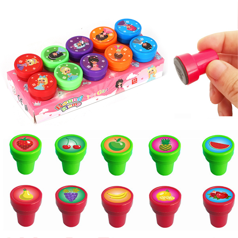 10pcs/box Assorted Stamps Self - Self Inking Stamp 评论和价格