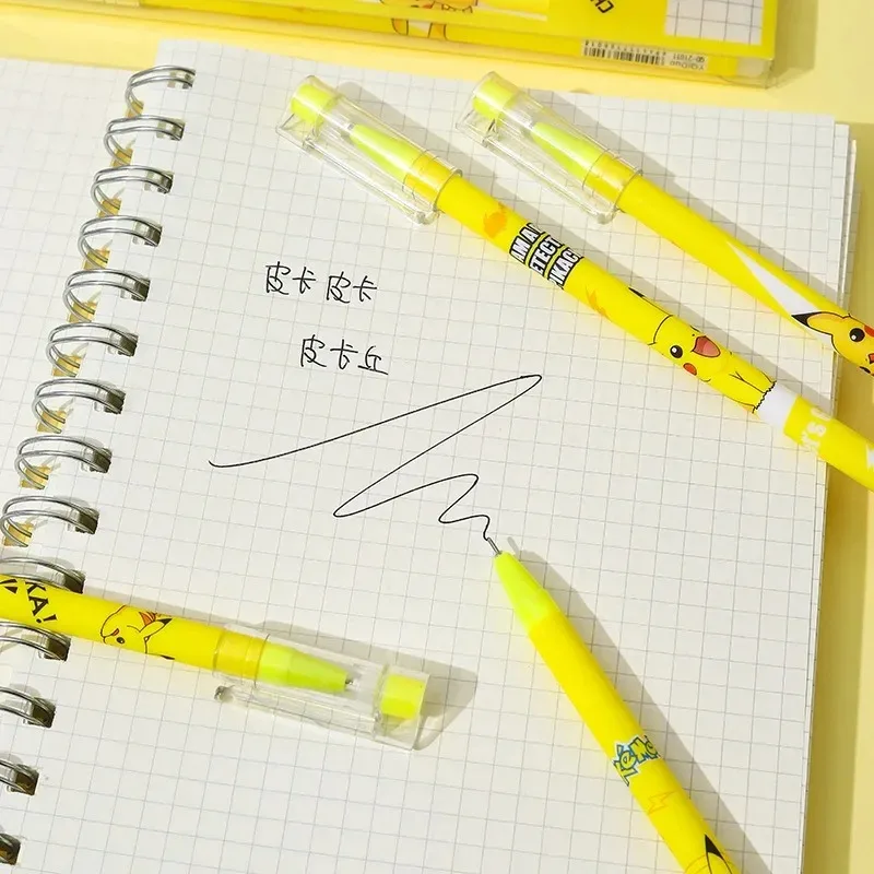 12Pcs Pokemon Pikachu Erasable - Office Supply Office Stationery Items 评论和价格