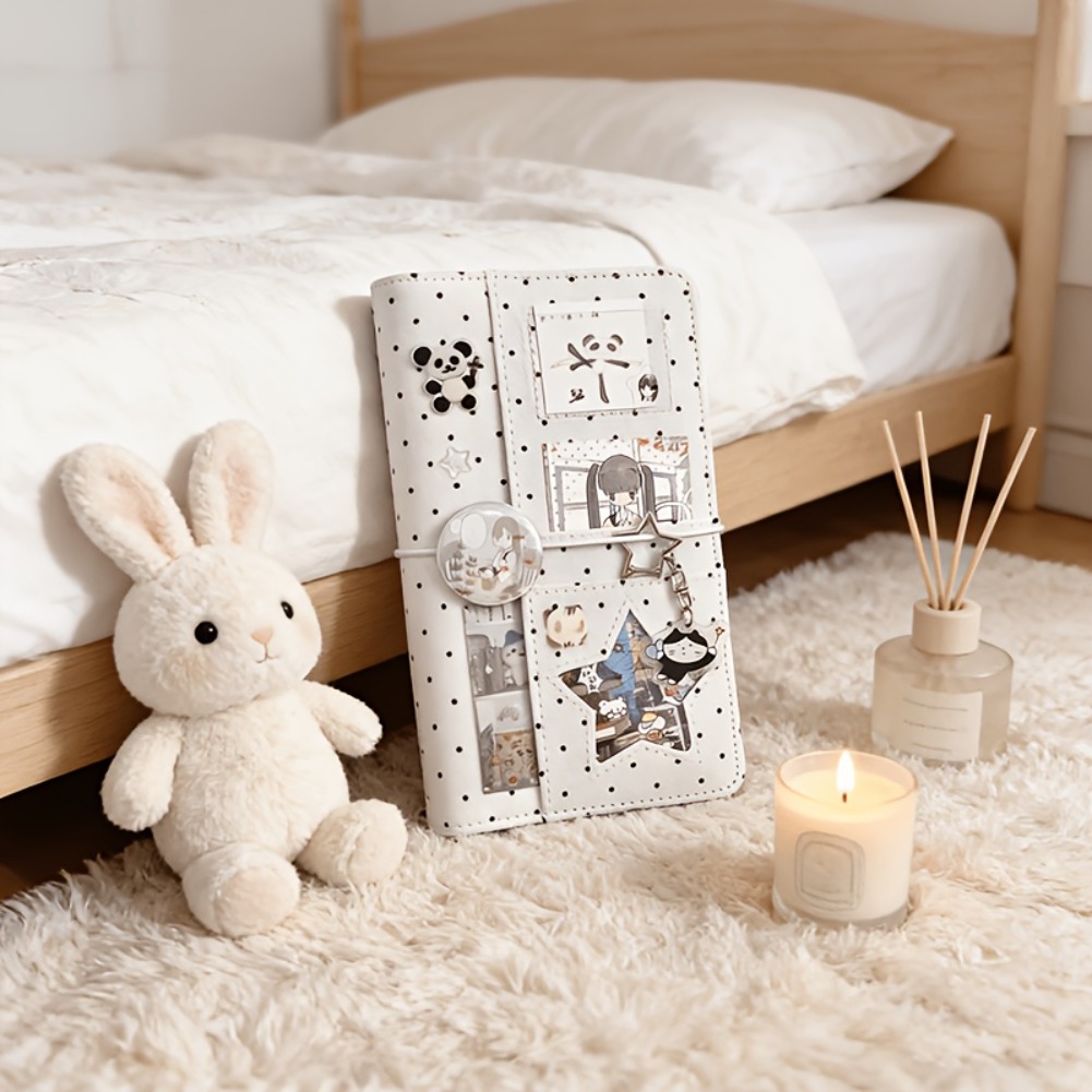 A6 Polka Dot Cloth Binder Note - Graph Paper Pad 评论和价格
