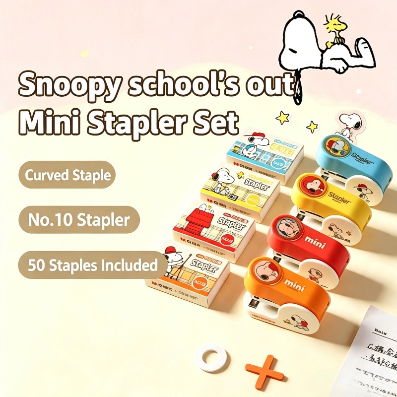 Snoopy Anime Figure Mini Stapl - Office Supply Office Stationery Items 评论和价格