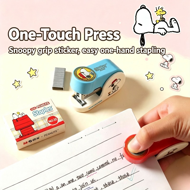 Snoopy Anime Figure Mini Stapl - Office Supply Office Stationery Items 评论和价格