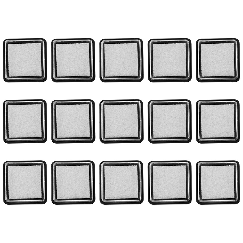 15pcs Ink Pads Ink Pads Blank  - Self Inking Stamp 评论和价格