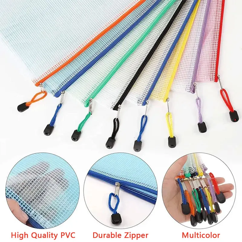A3/A4/A5/A6 Mesh Zipper Pouch  - Portfolio Folder Zip 评论和价格