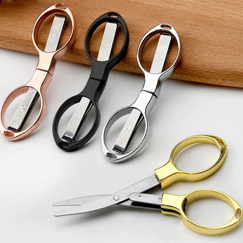 Mini Foldable Scissors Plastic - Scissors Stainless Craft 评论和价格