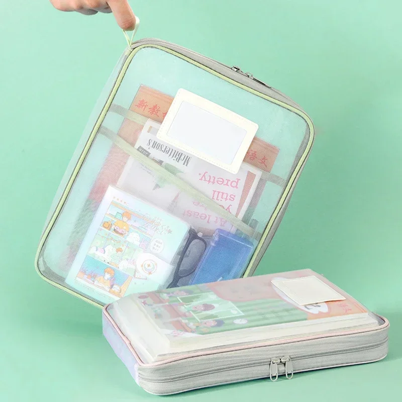 A4 Clear Mesh Zipper Document  - Portfolio Folder Zip 评论和价格