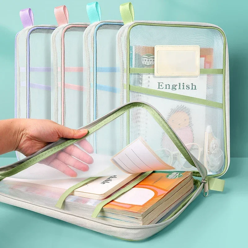 A4 Clear Mesh Zipper Document  - Portfolio Folder Zip 评论和价格