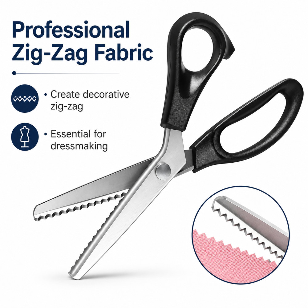 Stainless Steel Pinking Shears - Scissors Stainless Craft 评论和价格