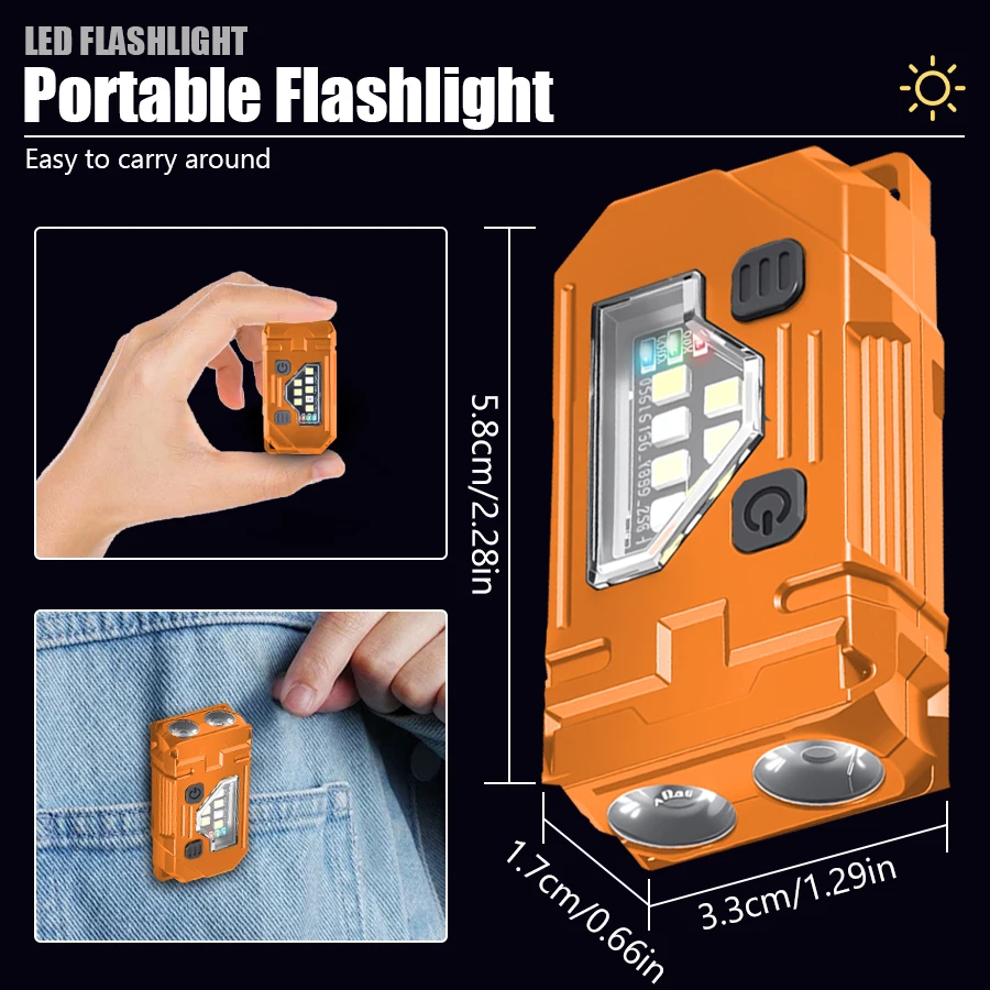 Mini Keychain EDC Flashlight R - Stationery Supply 评论和价格