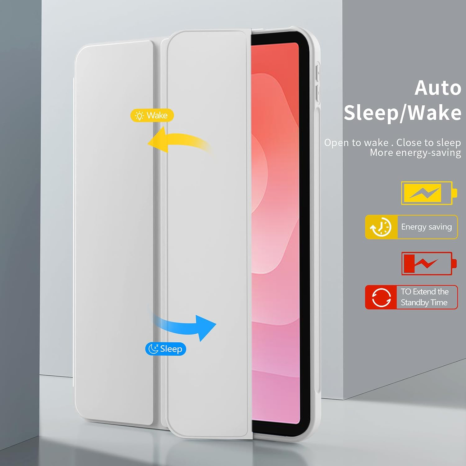 Tri-fold Flip Case For Samsung - Sticky Note Cube 评论和价格