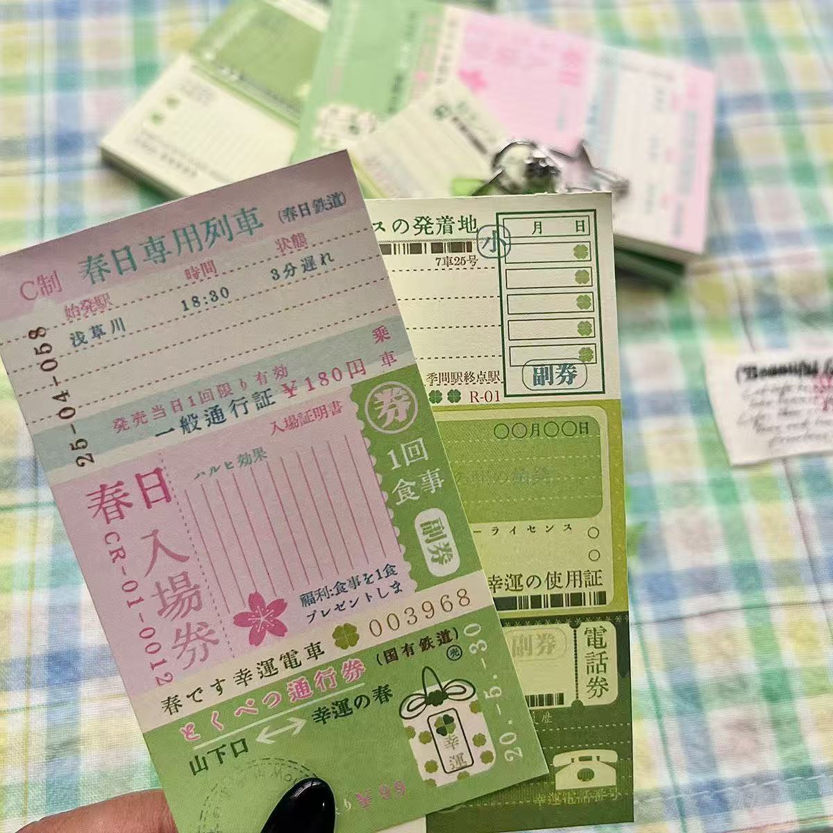 40PC Cute Four-leaf Clover Jap - Graph Paper Pad 评论和价格