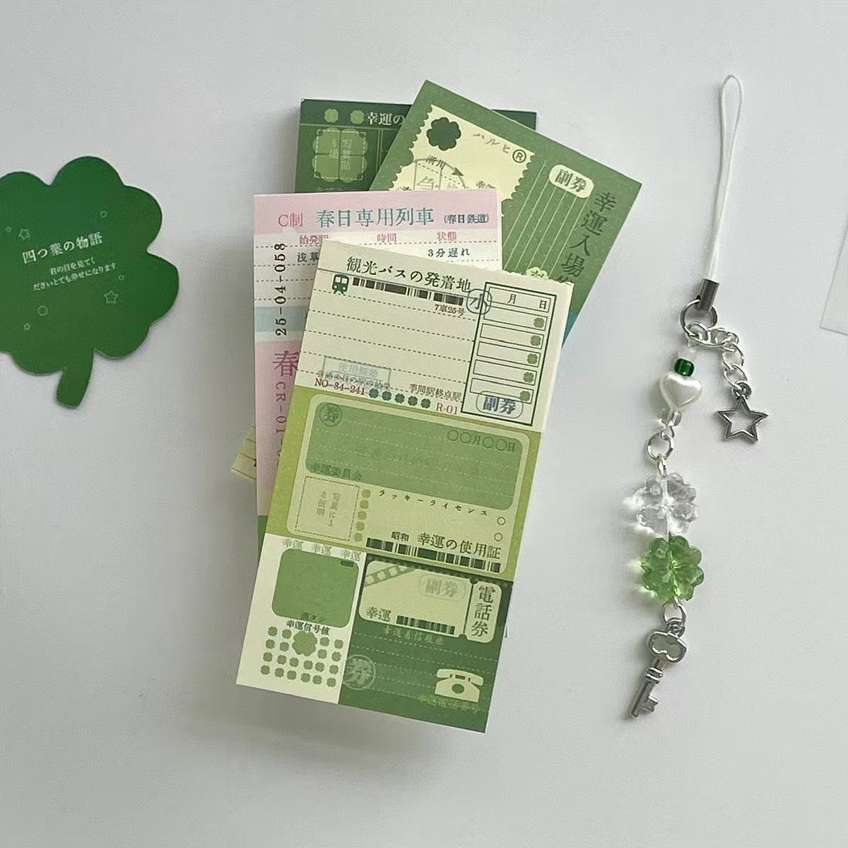 40PC Cute Four-leaf Clover Jap - Graph Paper Pad 评论和价格