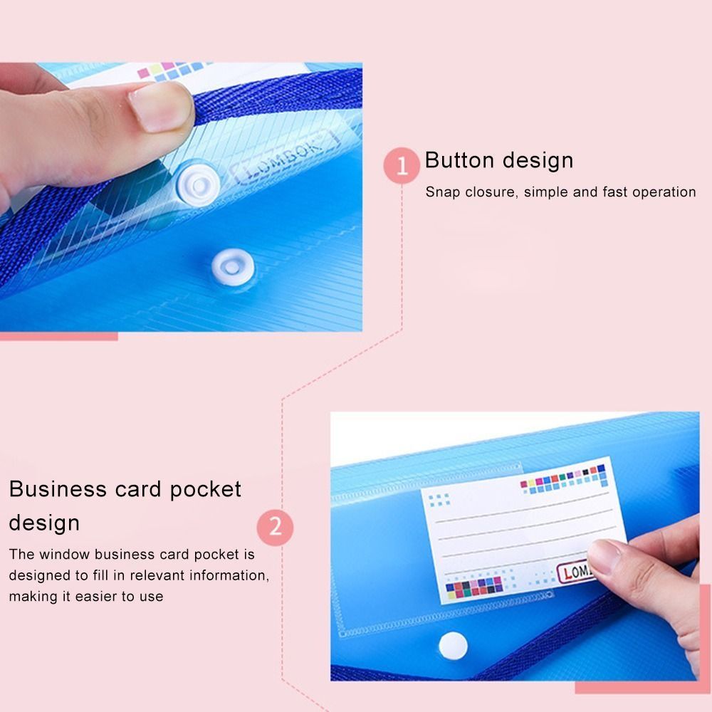 1-10PCS Waterproof A4 A5 Snap  - Office Stationery And Supply 评论和价格