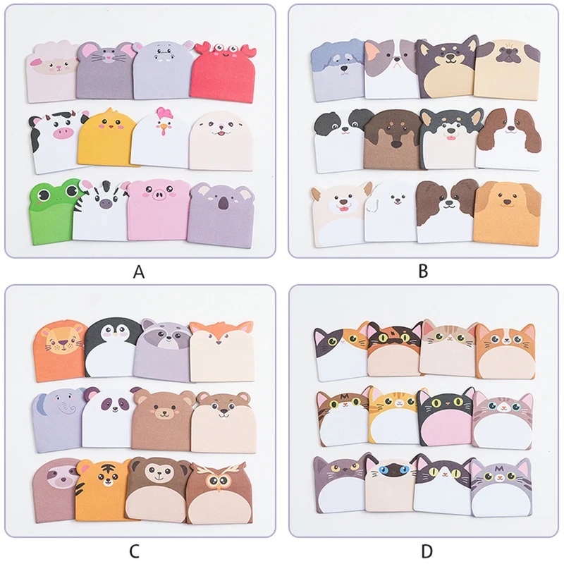 240pcs Lovely Animal Shaped Bl - Office Stationery And Supply 评论和价格
