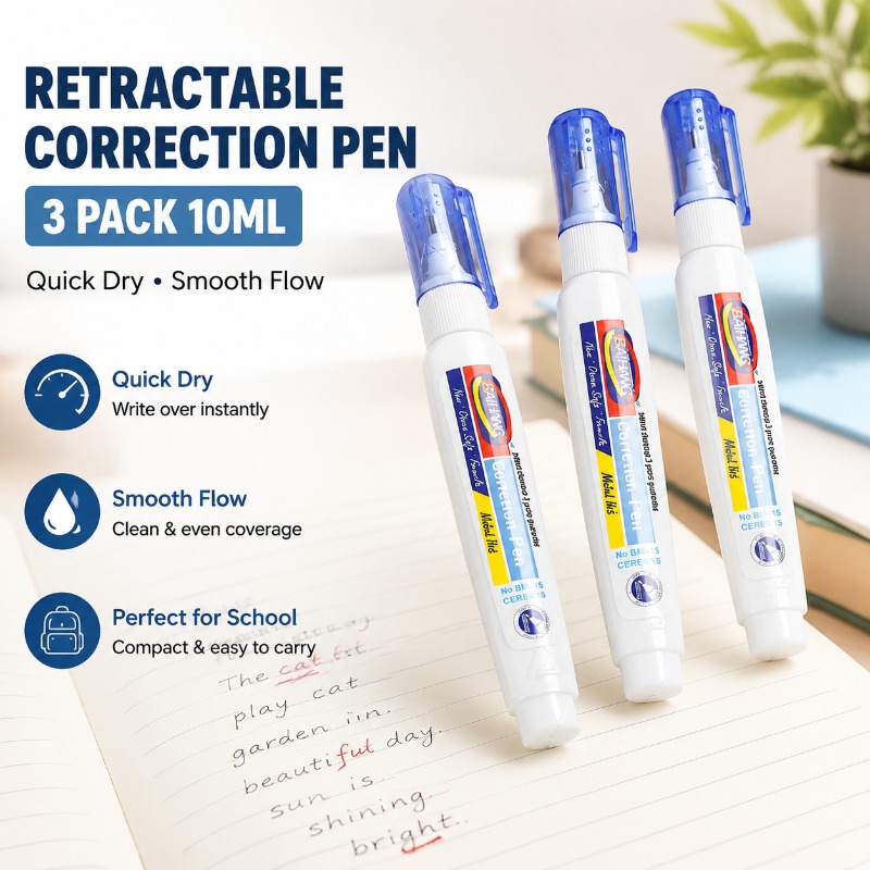 Quick Dry Correction Fluid Whi - Correction Fluid White 评论和价格