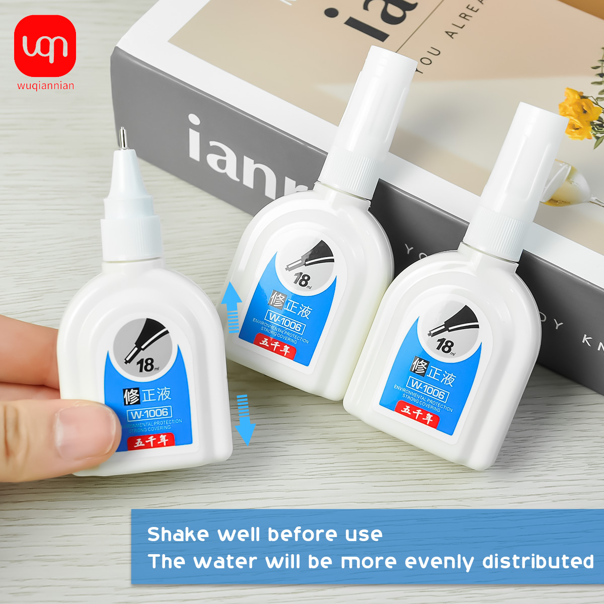 WQN-1/3/6PCS Simple White Corr - Correction Fluid White 评论和价格
