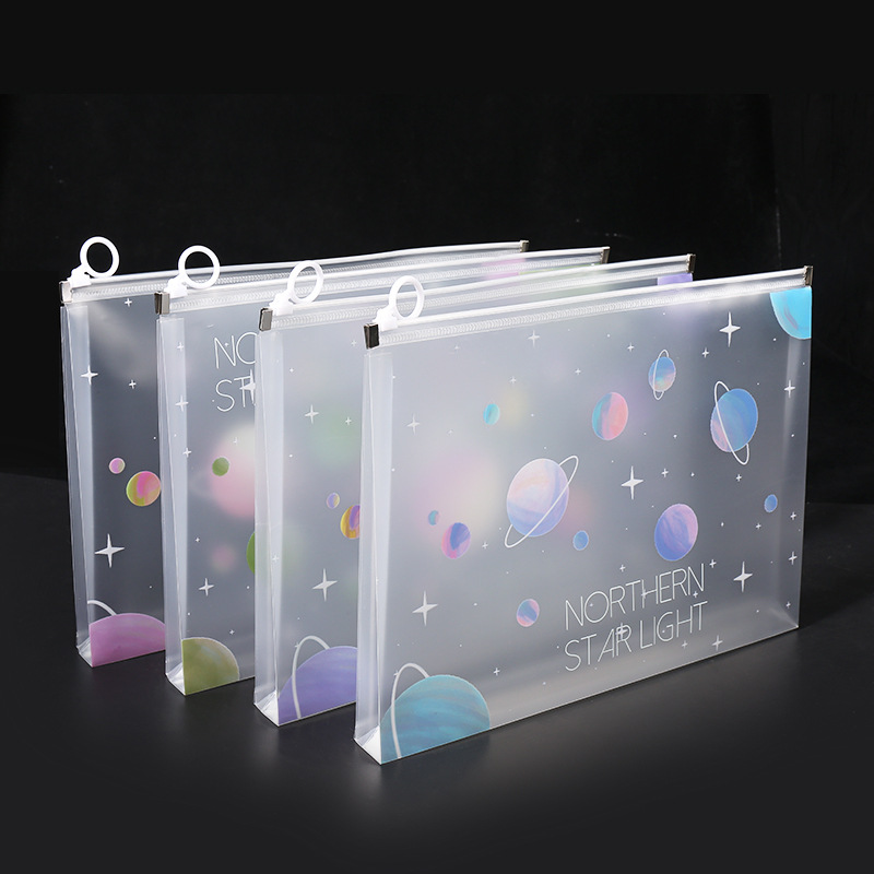 4/12pcs A4 Space Zipper Folder - Office Stationery And Supply 评论和价格