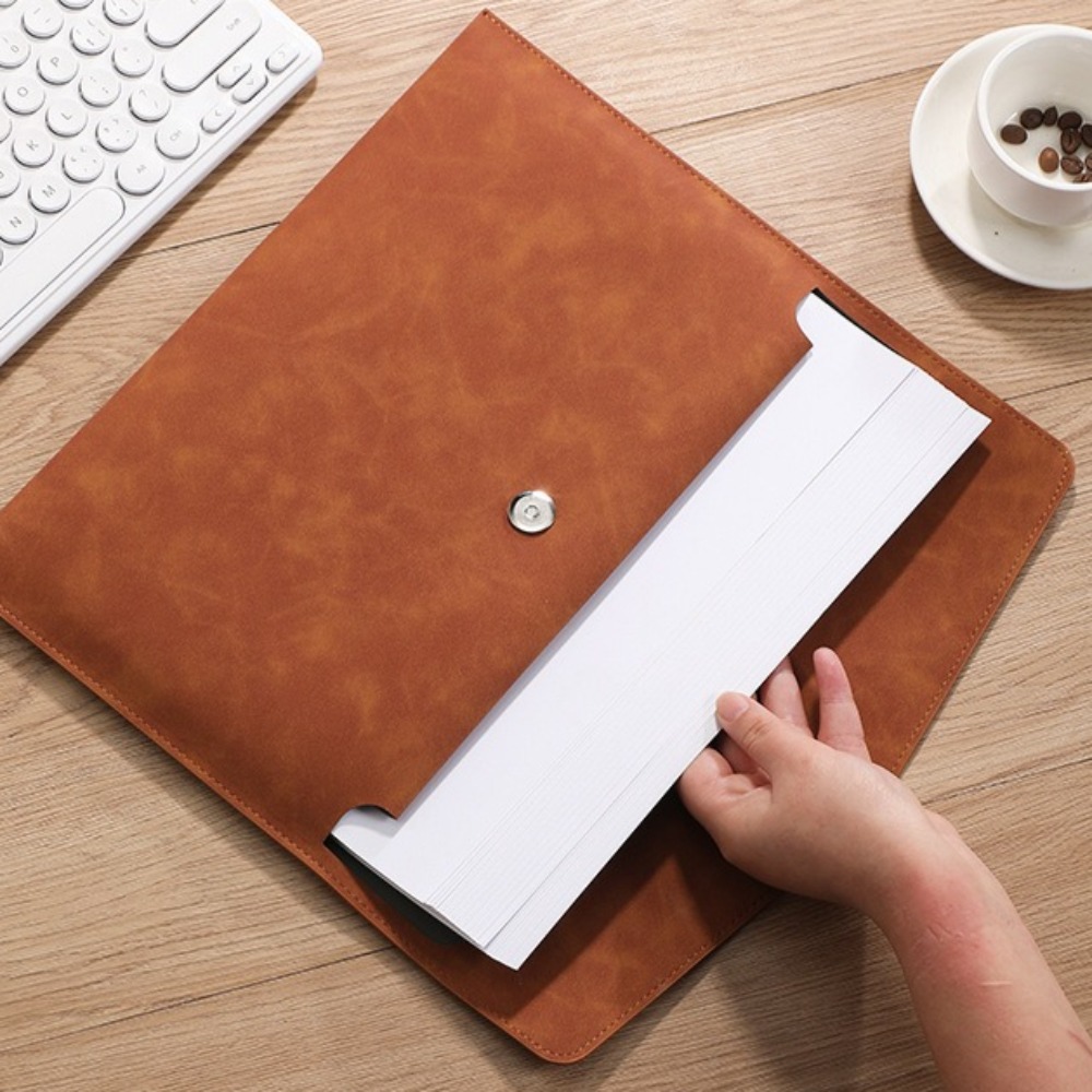 File Bag PU Leather Archive Fo - Office Stationery And Supply 评论和价格